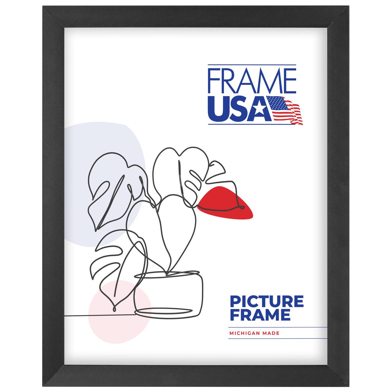 Frame USA Glory Metal Black Single Image Picture Frame
